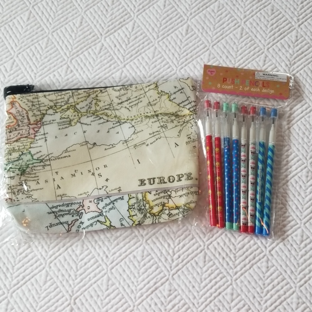 Pencil Case and Push Pencils